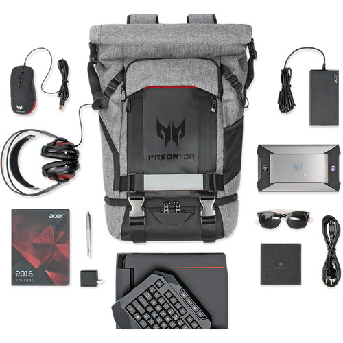 acer predator gaming rolltop backpack