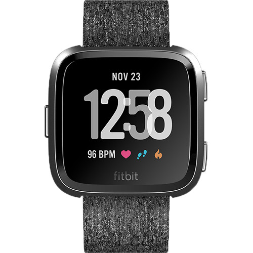 fitbit versa graphite aluminum