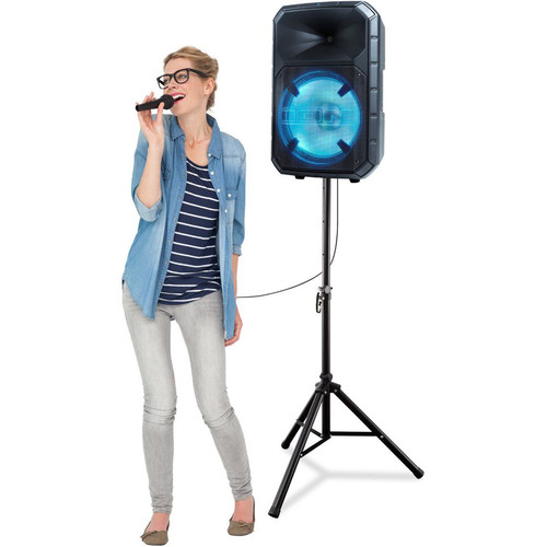 ion total pa max high power bluetooth pa system with lights