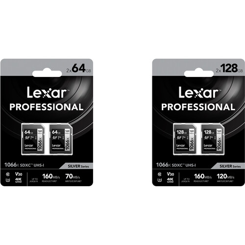 Lexar Professional 1066x UHS-I SDXC Memory Cards   (2 options)