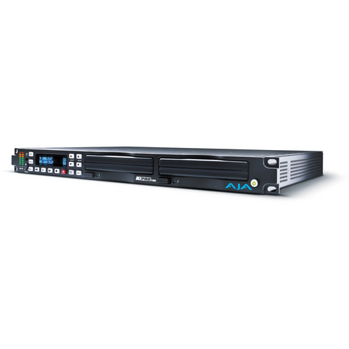 The AJA Ki Pro Rack is a tapeless, file based video recorder that 