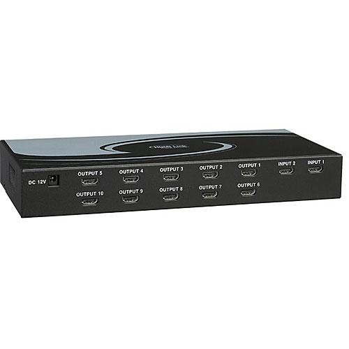RTcom USA HD-D210 HDMI Distribution Amplifier HD-D210 B&H Photo