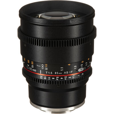 Rokinon 24, 35, 50, 85mm T1.5 Cine DS Lens Bundle for Canon EF