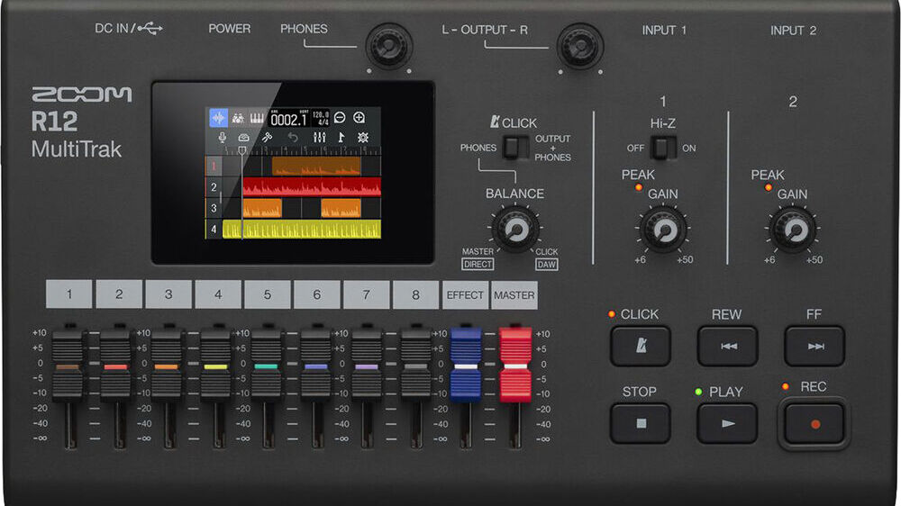 Zoom R12 MultiTrak Portable Recorder and Control Surface ZR12