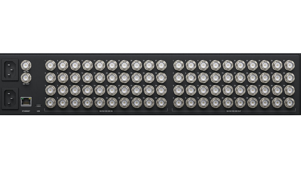 Blackmagic Design Videohub 40x40 12G VHUBSMAS12G04040 B&H Photo
