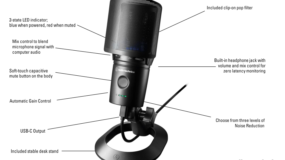 Audio-Technica AT2020USB-XP Cardioid Condenser USB AT2020USB-XP