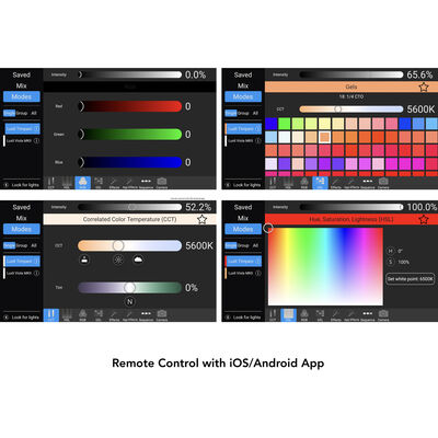 Luxli Timpani² 1x1 RGB LED Light Panel ORC-TIMPANI-M2 B&H