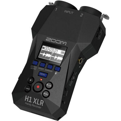 Zoom H1 XLR Portable Audio Recorder for Video ZH1XLR B&H Photo