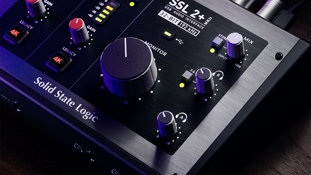 Solid State Logic SSL 2+ MKII USB-C Audio/MIDI Interface