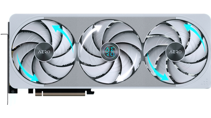 Gigabyte GeForce RTX 5070 AERO OC Graphics GV-N5070AERO OC-12GD