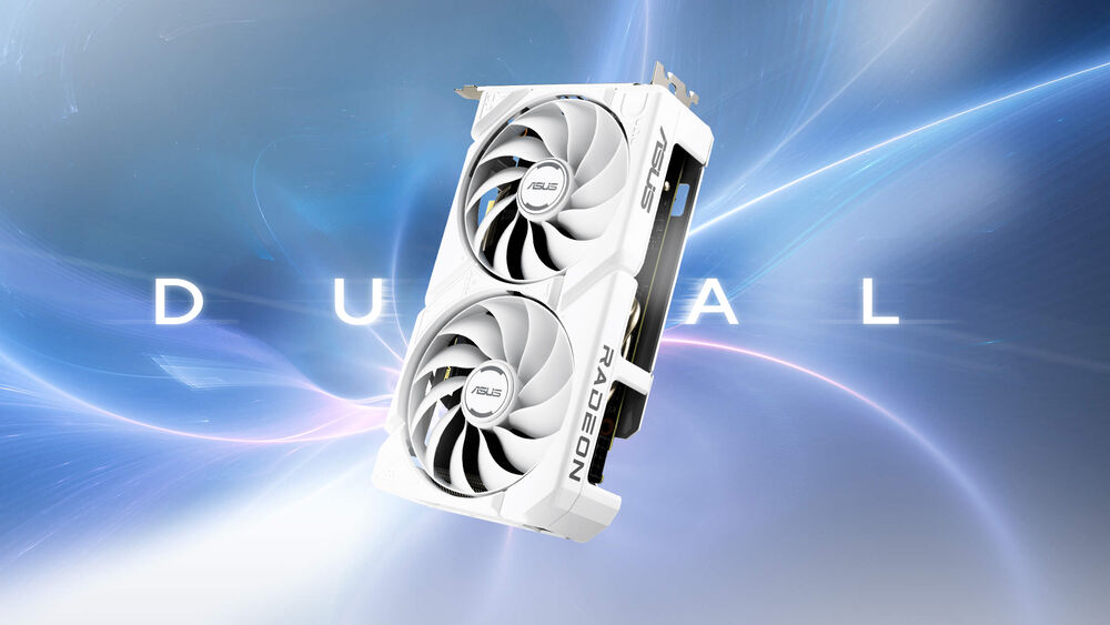 ASUS Radeon RX 9060 XT Dual White Editi DUAL-RX9060XT-16G-WHITE