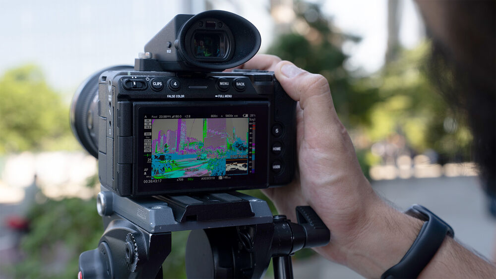 Sony FX5 False Color