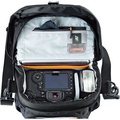 Compact Camera Bag with Waterproof Rain Cover , Belt Loop