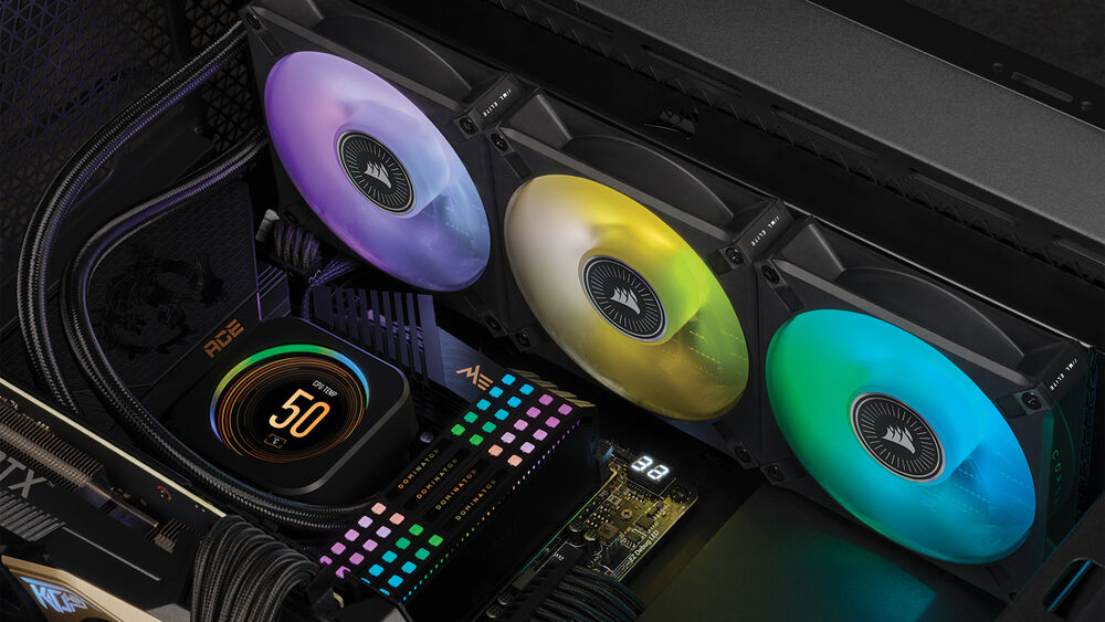 CORSAIR iCUE H150i ELITE LCD Display Liquid CPU CW-9060062-WW