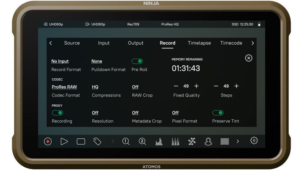 Atomos Ninja 5.2" 4K HDMI Recording Monitor