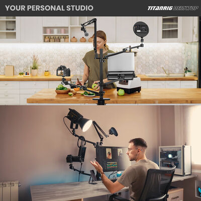 TARION TitanRig Desktop 4-in-1 Desktop Mount TITANRIG-DESK_US