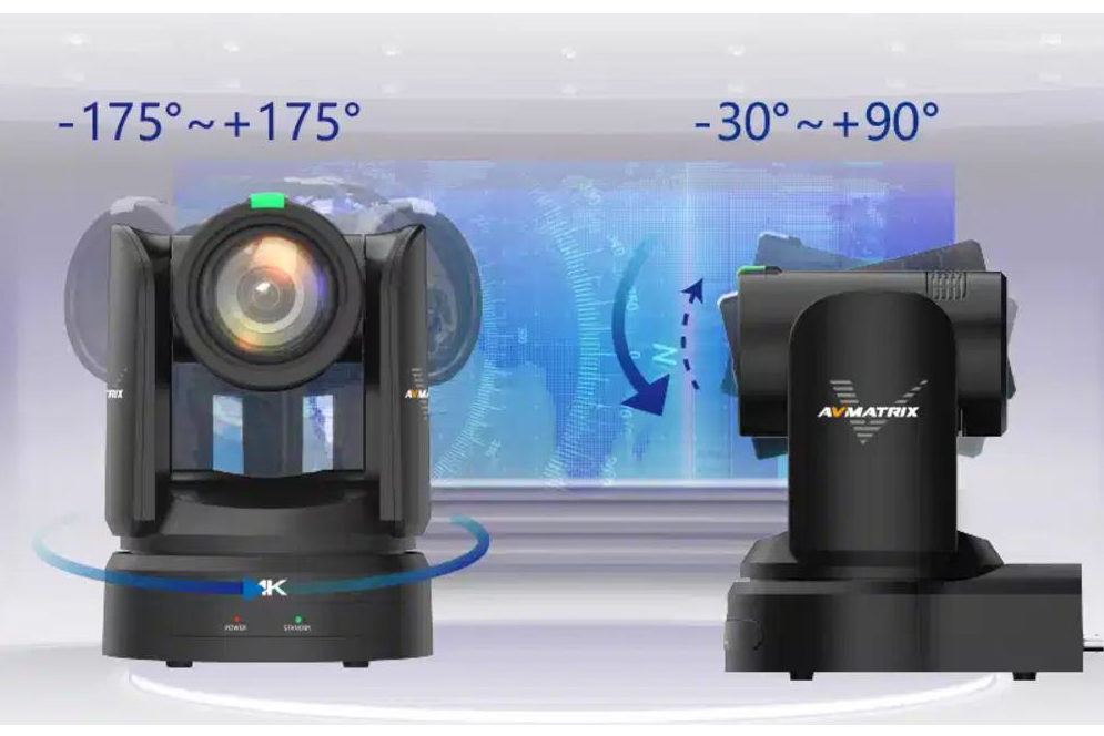 AVMATRIX EAGLE P30 4K POE Broadcast PTZ Camera with 30x Optical Zoom ...