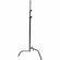 Matthews Century C Stand with Spring-Loaded Base, Black - 10.5' (3.2m)