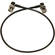 Paralinx 18" BNC Cable Right Angle to Right Angle