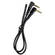 ALZO Video Stereo Audio Cord (Right-Angled, 18")