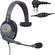 Eartec Max 4G Single Headset with Inline PTT and Motorola 2-Pin Connector
