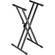 Auray Double-X Keyboard Stand with Pull Lock