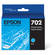 Epson 702 Cyan DURABrite Ultra Standard-Capacity Ink Cartridge
