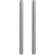 CAMVATE 15mm Aluminum Rod Pair (Silver, 7.9")