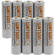 Watson CX AA Rechargeable NiMH Batteries (1.2V, 2000mAh, 8-Pack)