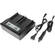 SHAPE NP-F Dual-Bay Charger with LCD