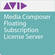 Avid Media Composer Floating Subscription License Server Add-On (Download)