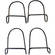 Cinesaddle Stirrups (Set of 4)