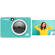 Canon IVY CLIQ2 Instant Camera Printer (Turquoise)