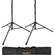Auray SS-47A-PB Deluxe Lightweight Height-Adjustable Aluminum Speaker Stands with Tripod Base and Carrying Case