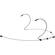 Galaxy Audio HSM4 Dual-Ear Headset Microphone and 4 Cables with Hirose cW, TA4F, TA3F, and 3.5mm Connectors (Black)