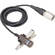 Audio-Technica AT829cW Cardioid Lavalier Condenser Microphone (Black, Locking 4-Pin Hirose Connector)