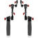 SHAPE Telescopic Handles with ARRI Rosettes (Black & Red)