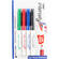BIC Intensity Low Odor Dry Erase Pocket Marker Fine Point (Assorted 4-Pack Blister)
