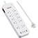 Watson 10-Outlet Surge Protector with USB (2450 Joules, White)