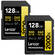 Lexar 128GB Professional 2000x UHS-II SDXC Memory Card (2-Pack)
