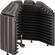 Auray RF-5P-R Five-Panel Reflection Filter (Black and Red, Plastic)