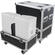 ProX ATA Flight Case for Two 12" Speakers (Black)
