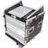 ProX Vertical Rack Mixer with Casters DJ Combo Flight Case (12 RU Vertical, 10 RU Slant Top)