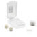 Bubblebee Industries The Outdoor Mic Kit for Sony ECM-V1 Lavalier Mic (White)