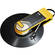 Audio-Technica Consumer Sound Burger Manual Two-Speed Portable Bluetooth Turntable (Yellow)