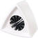 Eastwind Audio Premium Mic Flag (White, Triangle)