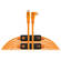 Tether Tools TetherPro Optima USB-C Cable (31', High-Visibility Orange, Right-Angle)