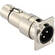 Kopul PM-AXMXF XLR Male to XLR Female Panel-Mount Feedthrough Adapter