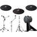 Yamaha DTC8 Cymbal Pads, Kick Pad, and Hardware Set for DTX8 Electronic Drum Kit