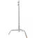 Impact 40" C-Stand with Turtle Base (10', Chrome)